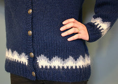 Traditional Cardigan Blue