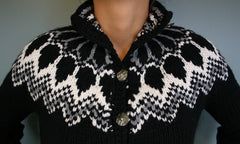 Gerdur Merino Cardigan Black