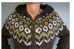 Fisherman Cardigan w/Hood