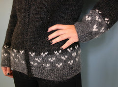 Skipper Cardigan w/Hood Black
