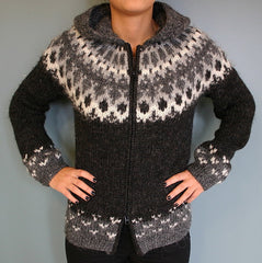 Skipper Cardigan w/Hood Black