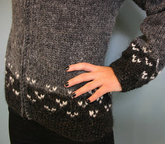 Skipper Cardigan w/Hood Grey