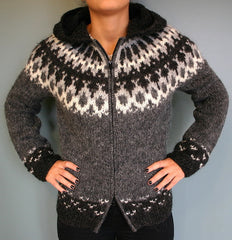 Skipper Cardigan w/Hood Grey