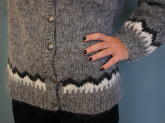 Traditional Cardigan Grey