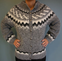 Traditional Cardigan Grey