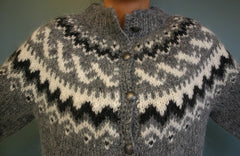 Traditional Cardigan Grey