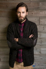 Aran Bjarni Cardigan Brown