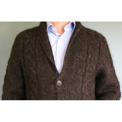 Aran Bjarni Cardigan Brown