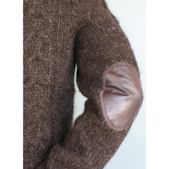 Aran Bjarni Cardigan Brown