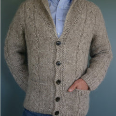 Aran Bjarni Cardigan Beige