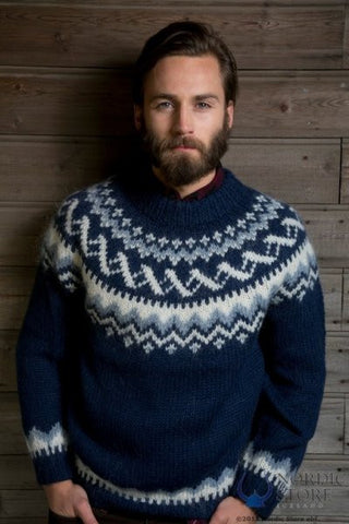 Traditional Pullover Blue